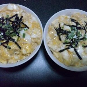 簡単！豆腐の激安 激うま 節約♪ヘルシー丼